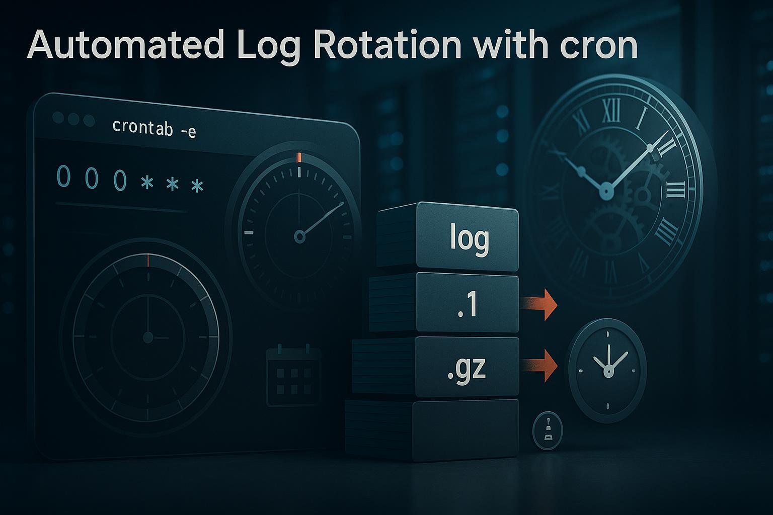 Using cron for Automated Log Rotation