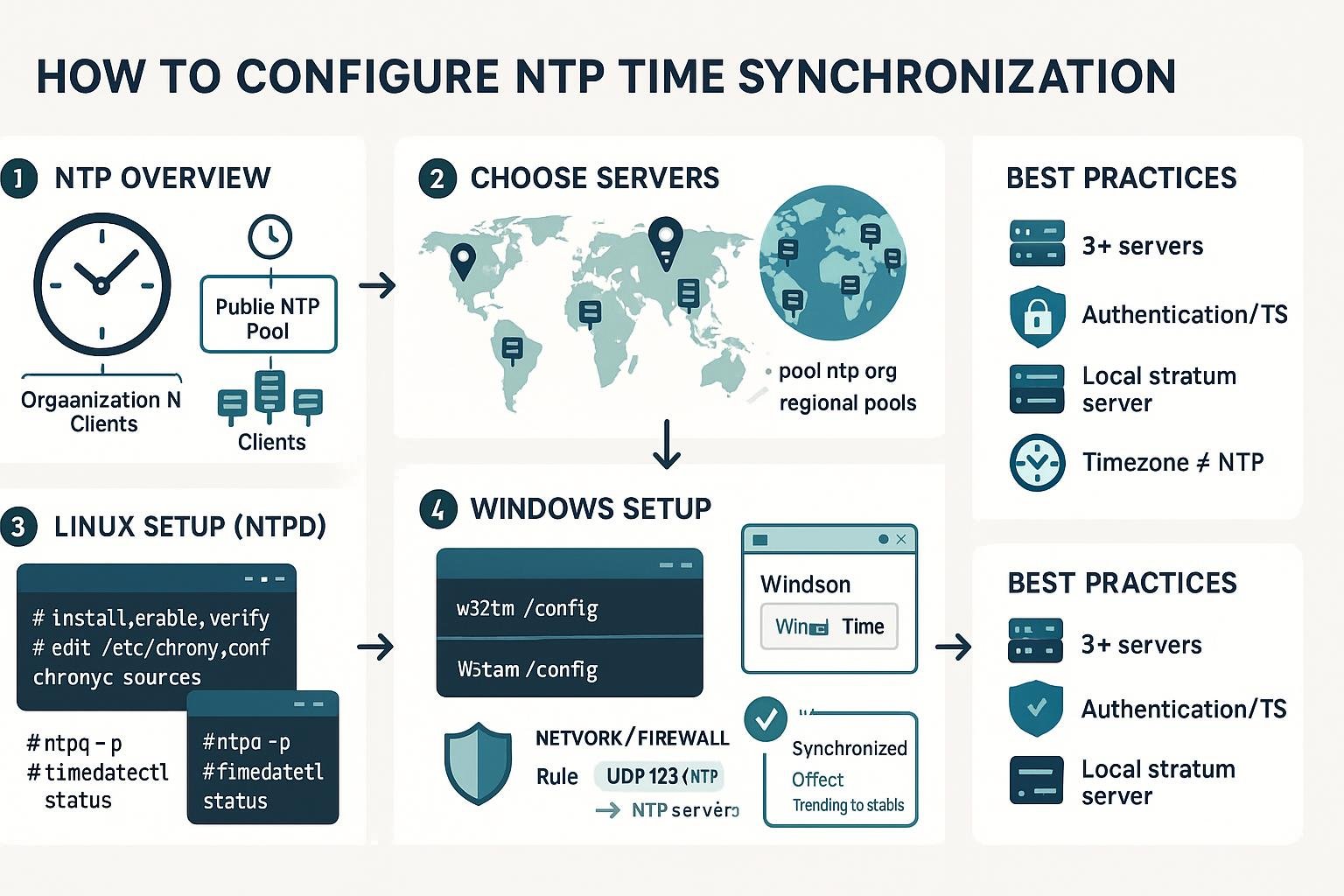 How to Configure NTP Time Synchronization